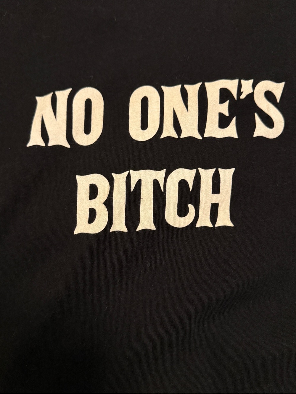 Rebel soul collective unisex top with White Text - No One's